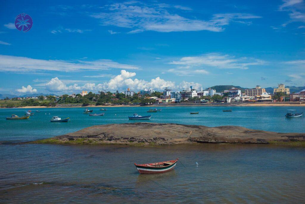 Imagem mostra o mar em Guarapari