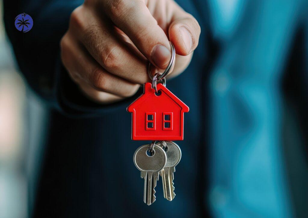 Imagem mostra chave de imóvel.
